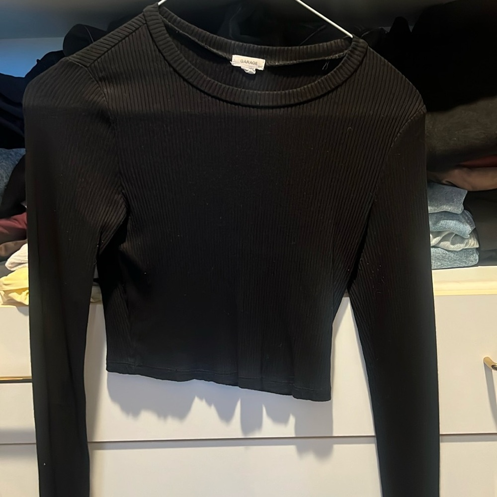 Garage black long sleeve